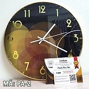 Đồng hồ nghệ thuật treo tường XTime PA-02, máy kim trôi cao cấp