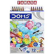 Hộp 12 Bút Chì Màu Water Colour Pencils - DOMS 7942