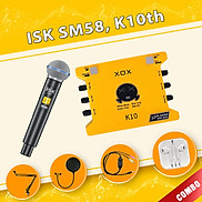 Bộ livestream XOX K10 Micro không dây ISK SM58
