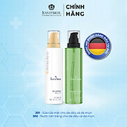 Combo J01 - J02 Combo cho da dầu mụn - Sữa rửa mặt và nước hoa hồng cho da