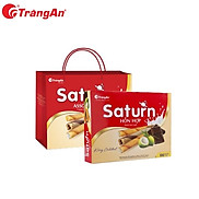 Bánh kem quế Saturn 330g, hỗn hợp socola và sữa dừa, không cholesterol