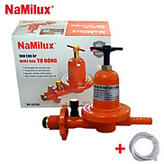 Bộ van gas cao áp tự động an toàn Namilux NA-537SH +dây dẫn gas +cổ dê