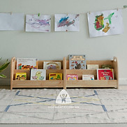 Combo 2 Kệ sách Montessori cho bé