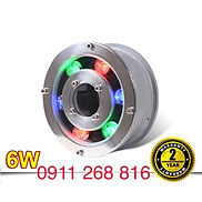 Đèn LED âm nước dạng bánh xe 6W Đổi màu 12 - 24VAC