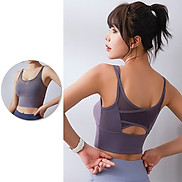 Áo bra tập gym yoga AMIN S.AM008 cao cấp có mút ngực lót trong