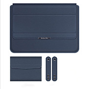 Túi chống sốc bao da laptop dành cho macbook kiêm giá đỡ tản nhiệt kèm ví