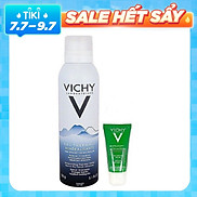 Combo Xịt Khoáng Dưỡng Da Vichy 150ml + Sữa Rửa Mặt Vichy Dạng Gel Vichy