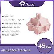 Bộ 45 Switch Pack Công tắc thay thế bàn phím cơ AKKO CS Switch - POM Pink