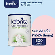 Sữa dê Kabrita số 2 cho trẻ từ 12 - 24 tháng - Lon 800g