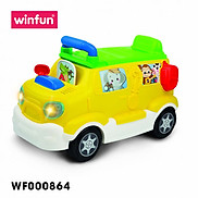 Xe tải chòi chân kèm bộ sưu tập động vật hoang dã có nhạc Winfun 0864
