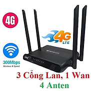 Bộ Phát WIFI 4G 3G LTE - CP101 MIXIE - 3 Cổng LAN, 1 WAN