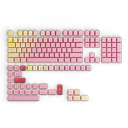 Bộ keycap Glorious GPBT Pink Grapefruit - 143 phím - Hàng Chính Hãng