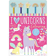 I Love Unicorns Colouring