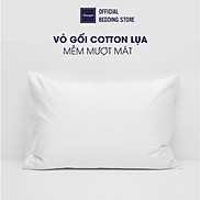 Vỏ gối Changmi Bedding Cotton Lụa màu trắng 50 x 70 cm. Tiêu chuẩn khách