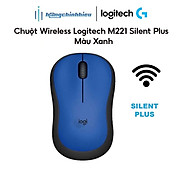 Chuột Wireless Logitech M221 Silent Plus - Xanh Hàng chính hãng