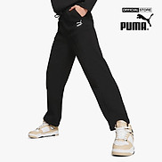 PUMA - Quần dài thể thao nữ phom suông Classics Straight 535686-01
