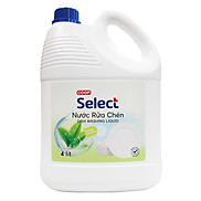 Chỉ giao HCM Nước rửa chén Co.op Select hương trà xanh 4 lít - 3160024
