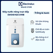 Máy nước nóng trực tiếp Electrolux 4.5kW - Trắng & Xanh - EWE451GX-DWB