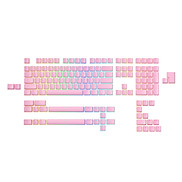 Keycap Pudding Glorious Aura V2 PBT Doubleshot Pixel Pink - 145 phím