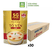 Thùng 30 Gói Cháo Bổ Dưỡng Sài Gòn Food Tổ Yến Cá Hồi 240g
