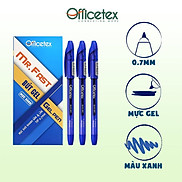 Bút gel Officetex mực xanh OT-GP0024BU 6 cây