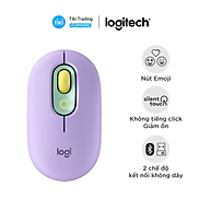 Chuột không dây bluetooth Logitech POP Mouse kết nối đa thiết bị Emoji có