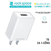 Củ Sạc Rockspace T6 plus 2A ,1 cổng dành cho Iphone