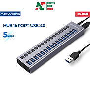 Bộ Chia USB 3.0 16 Cổng ACASIS HS-716MG - Nguồn 12V 7.5A