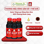 Nước Tăng Lực Hồng Sâm Won KGC Cheong Kwan Jang 100ml x 1 chai, 10 chai