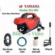 Máy rửa xe mini I Máy rửa xe cao áp YAMAHA 2800W HA889 - Có áp chống giật