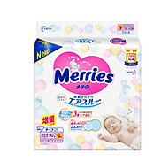 Bỉm - Tã dán Merries cộng miếng size Newborn 90+6 miếng Cho bé 5kg