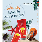 Kem chống nắng trắng da Suncream SPF50 PA+++ Fresh White Sand by TENAMYD
