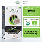 Gạo Organic Hoang Dã Hữu Cơ Magic HOASUAFOODS mềm xốp hạt dài 1KG