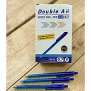 Hộp 50 bút bi Double A Speed DBP-307-B21 ngòi 0.7 mm - Mực xanh
