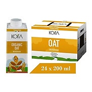 Sữa yến mạch hữu cơ Koita Organic Oat Beverage thùng 24 hộp x 200ml