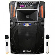 Loa kẹo kéo karaoke bluetooth Ronamax F12 - Hàng chính hãng