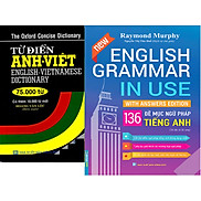 Combo Từ Điển Anh việt 75000 Từ + English Grammar In Use 136 đề mục Ngữ