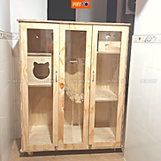 Tủ nuôi mèo HIỆN ĐẠI - Nhà kính cho mèo thiết kế THÔNG MINH sang chảnh