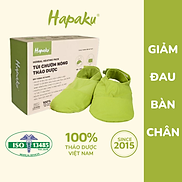 Túi chườm nóng thảo dược giảm đau bàn chân dùng lò vi sóng - Hapaku