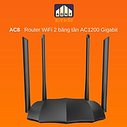 Bộ phát wifi 4 râu chuẩn AC 1200Mpbs băng tần kép Wireless Router AC8