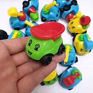 Bộ 20 đồ chơi xe ô tô công trình Vacimall Cars 5.5 cm xinh xắn nhựa PVC Xe