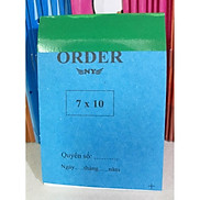 OR-DER 2 liên có chữ 7X10 50 BỘ 100 tờ có đế lót chống lem