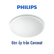 Bộ Đèn Philips LED ốp trần tròn 31808 CAVANAL LED 4000K 13.5W