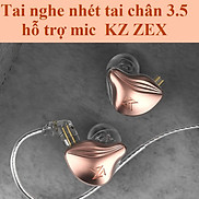 Tai nghe tĩnh điện chân cắm 3.5mm hỗ trợ mic KZ ZEX _ hàng chính hãng