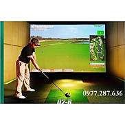 Thảm Tập Swing Golf PGM 2D Trong Nhà Ngoài Trời Di Động Mini Chất Liệu Cao