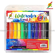 Bộ 12 Bút Cọ Màu Nước Brush Pen