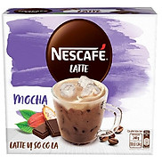 Cà Phê Hòa Tan Nescafé Latte Vị Sô Cô La Hộp 10 Gói x 24g - BAO BÌ MỚI