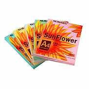Bìa Giấy Màu Sunflower A4 - Định Lượng 180GSM