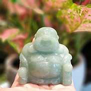 Tượng Phật Di Lạc đá ngọc Đông Linh xanh M121