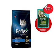 Thức ăn cho mèo Reflex Plus Adult Cat Food Salmon 15kg